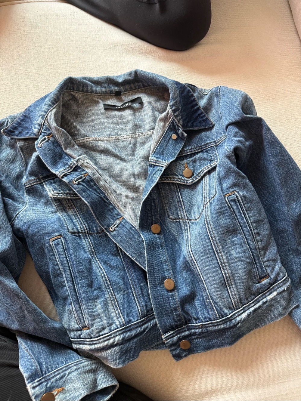 J Brand Classic Blue Denim Trucker Jacket